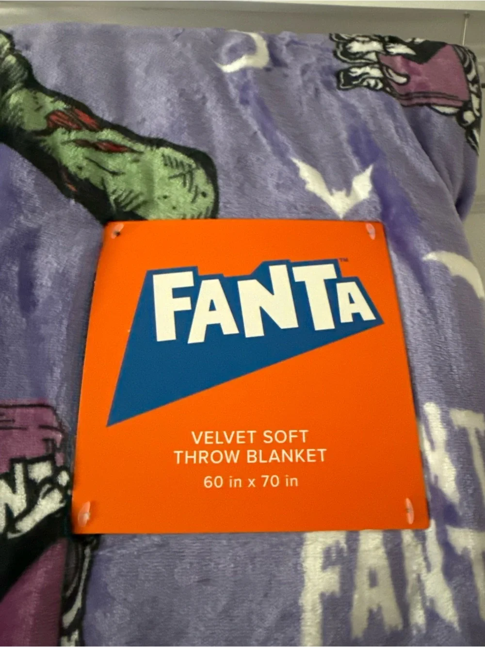 Fanta Velvet Soft Halloween Blanket